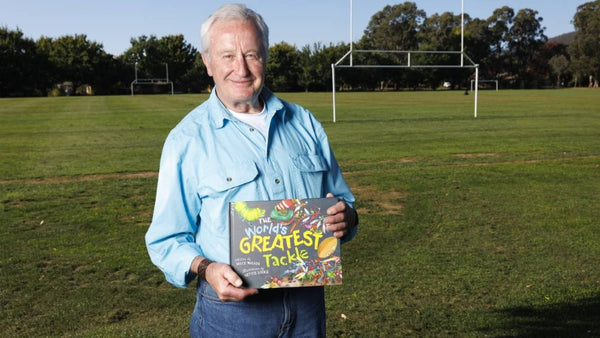 Bruce Walker is a local rugby stalwart who has written a children's book with a surprise ending. Picture by Keegan Carroll