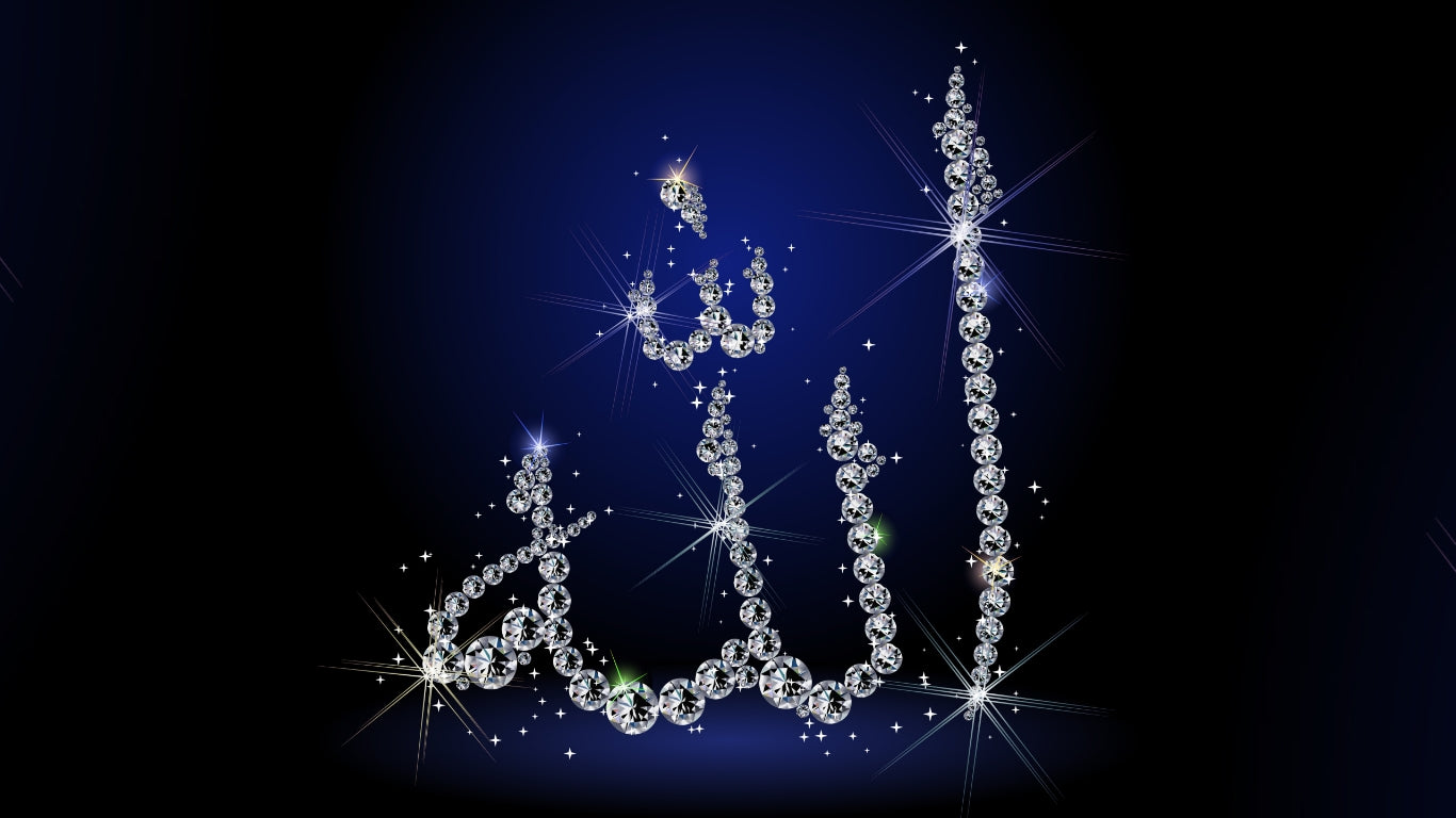 Arabic word in diamonds