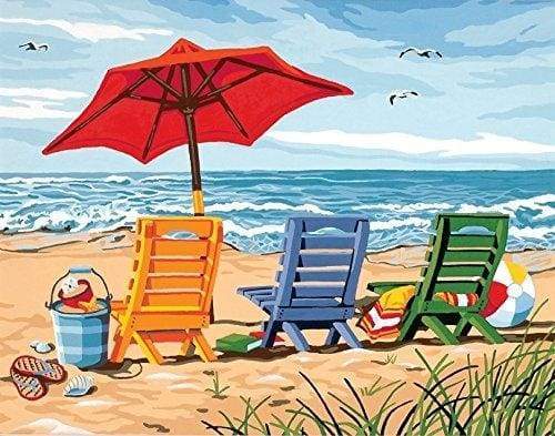 Paint by Numbers for Adults  Beach, Ocean and Sea – Figured'Art