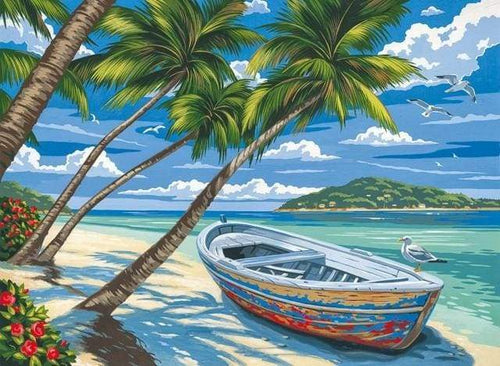 Visual Seaside Art - NEW Paint By Number - Paint by numbers for adult