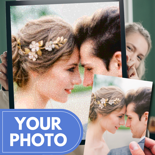 Custom Diamond Painting Kit - Turn Your Photo in to Work of Art