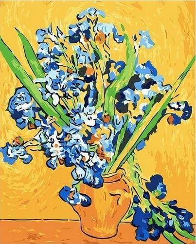 Vincent Van Gogh's Irises - A Closer Look - Draw Paint Academy