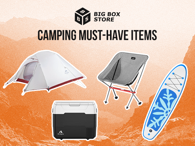 camping gears must haves from big box store Australia