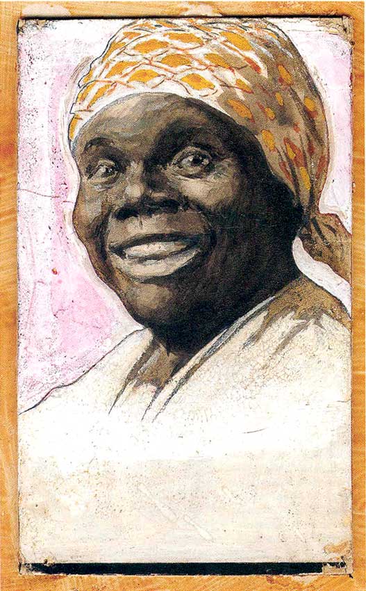 Nancy Green as Aunt Jemima, by A.B. Frost. Not dated but likely c. 1890s. Courtesy Wikipedia