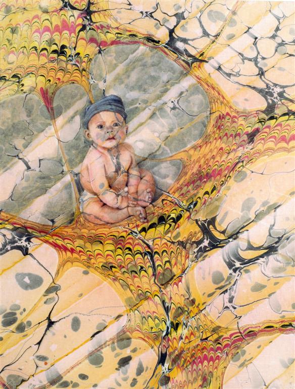 "Turban Baby" by Karen Tunnell.