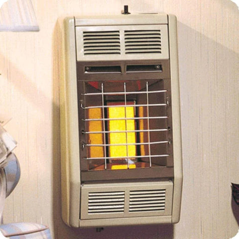 Empire 12" Manual 1-Heat Setting White 10,000 Btu, Vent-Free Infrared Heater