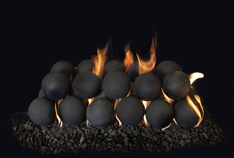 Fireplace Balls Instead of Logs