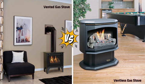 Vented And Ventless Gas Stoves