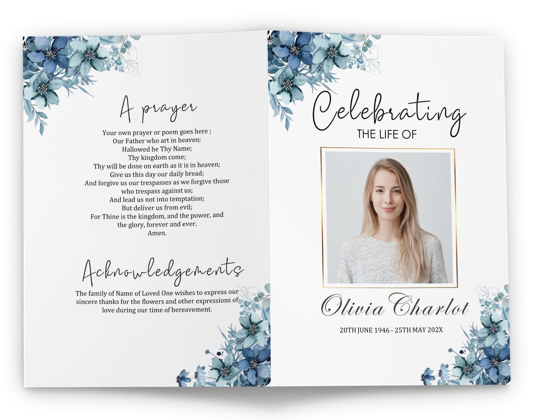 Celebration of Life Program Ideas & Examples To Use – You Are Forever