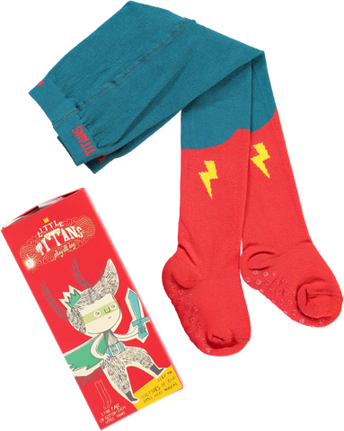 Little Hero Tights - Red