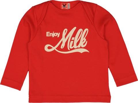 Long Sleeve Tee - Enjoy Milk