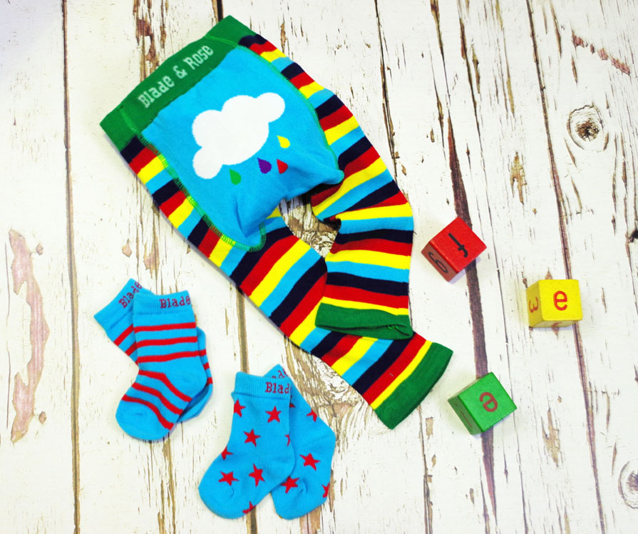 rainbow baby leggings