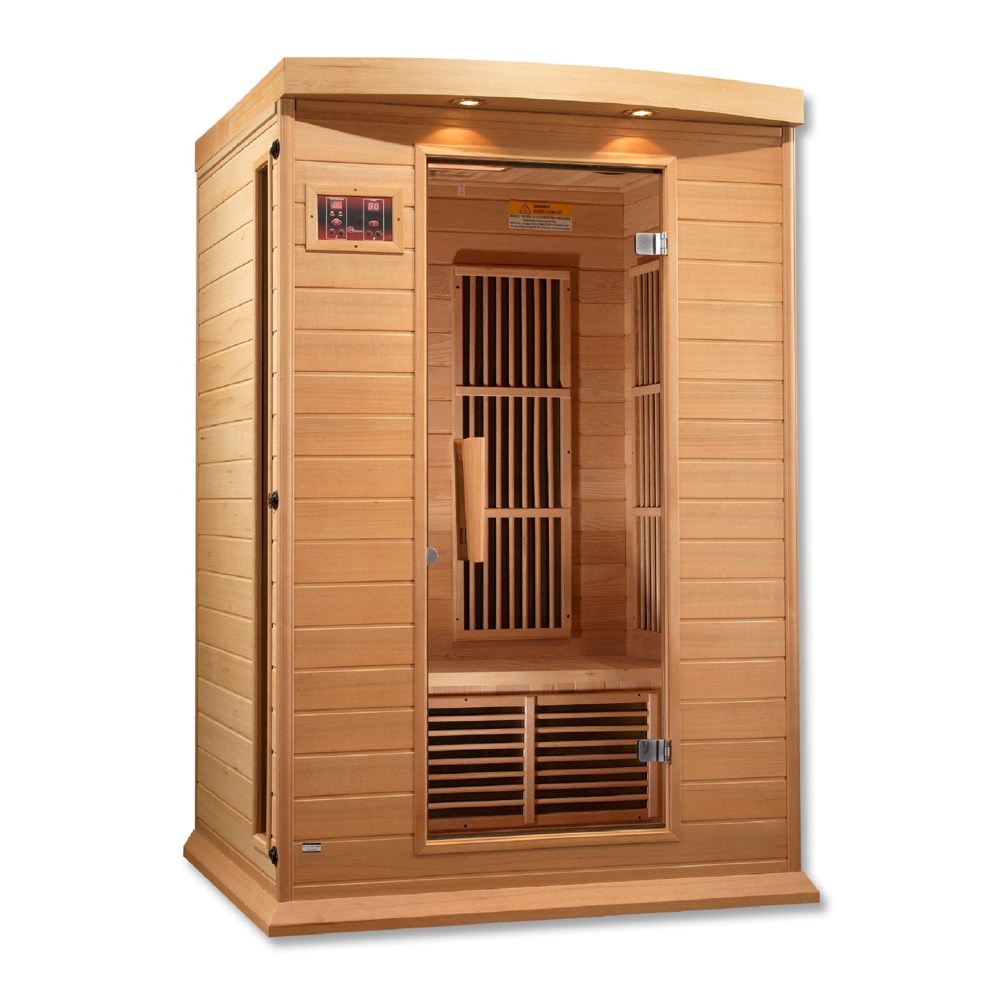 Maxxus 2 Person Low EMF FAR Infrared Sauna Canadian Hemlock
