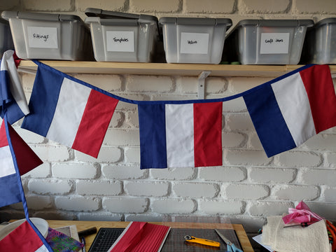 French flag bunting