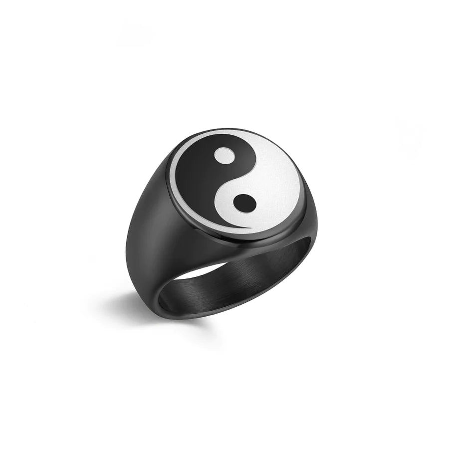 Buy Titanium Ring For Men Online - Inox Jewelry Tagged Black Ion Plated  With Fishbone design - Inox Jewelry India