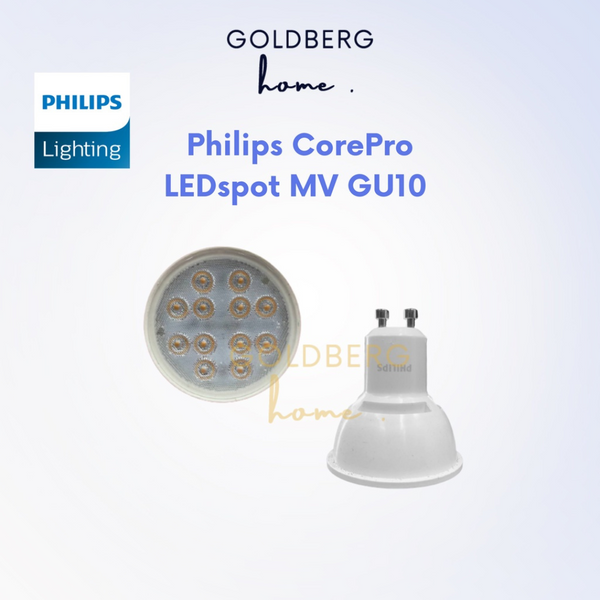 levenslang Spectaculair Beheren Philips GU10 4.6W CorePro LED Spot MV Spot Light – Goldberg Home