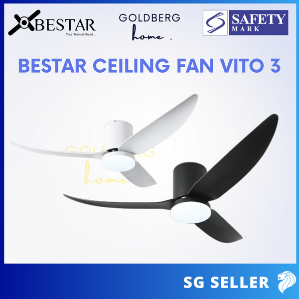 Bestar Wind 5 blades DC Motor Ceiling Fan with LED - Regal Lighting