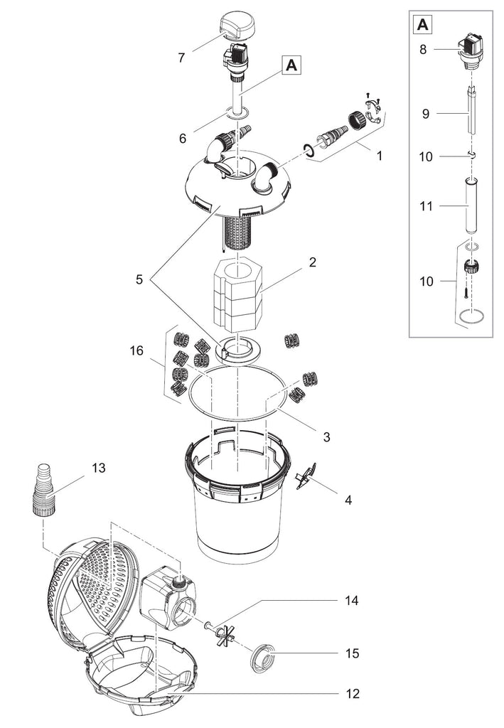 pontec pondopress 10000 15000 spares