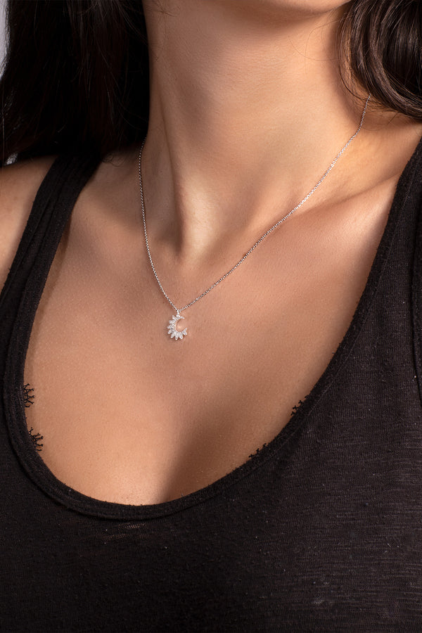 Eclat Adjustable Necklace with Double Row Ring – APM Monaco