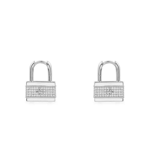 APM MONACO - Météorite Lock sterling-silver earrings