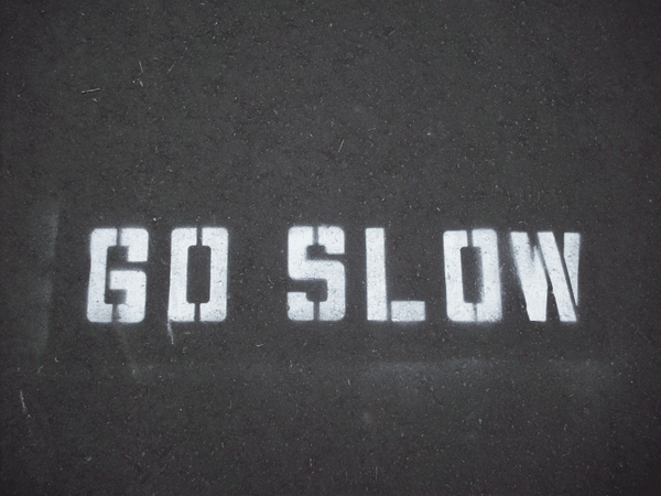 Start low, go slow