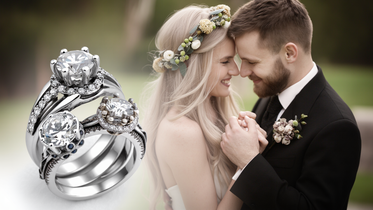 moissanite engagement rings