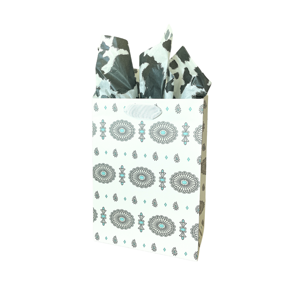 Winter Cattle White Gift Wrapping Paper Roll