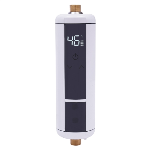 Elektrische Durchlauferhitzer,LED-Anzeige Mini Instant-Warmwasserbereiter 3500 W,Einstellbare Temperatur Tankless-Warmwasserbereiter