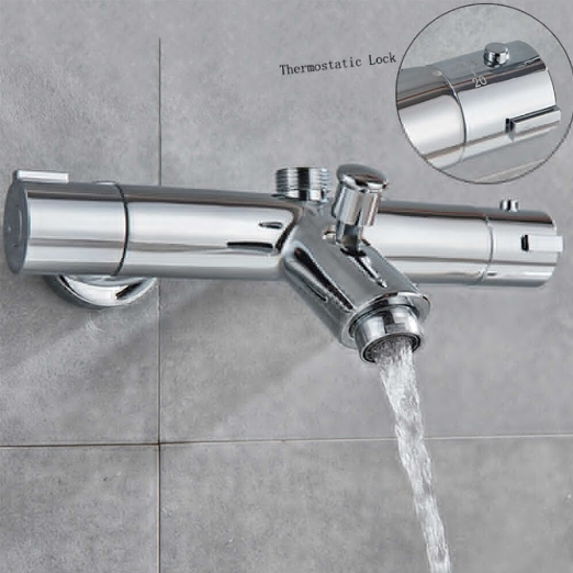 CNCEST Duschset mit Thermostat, Duschstange Regendusche Handbrause für Badezimmer