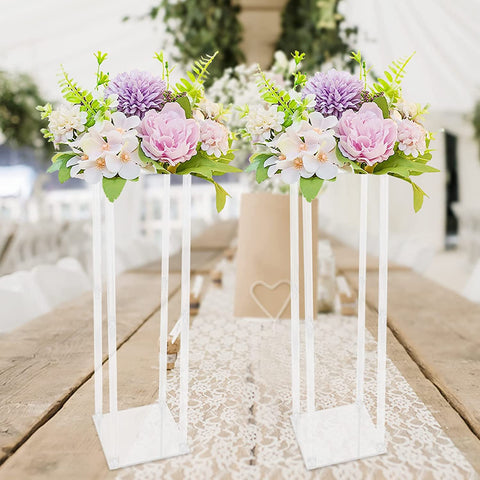 Acryl Blumenständer Metall Vase Stand