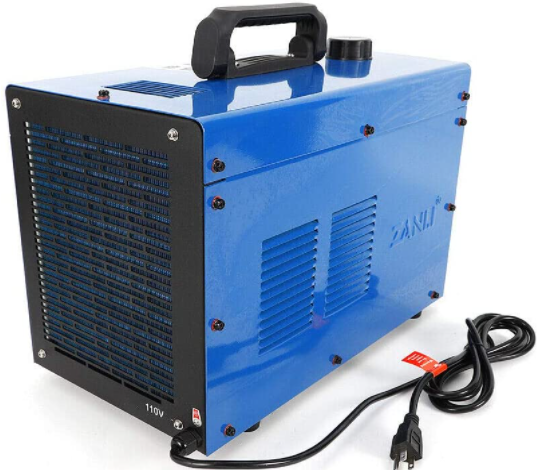 10L 370W Schweißkühlwassertank Wasserkühler Schweissgerät TIG WIG MIG Kühler Wasser Kühlung Blau