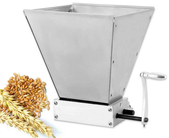 Getreidemühle Verstellbare Malzmühle Schrotmühle Handmühle Malt Mill Crusher