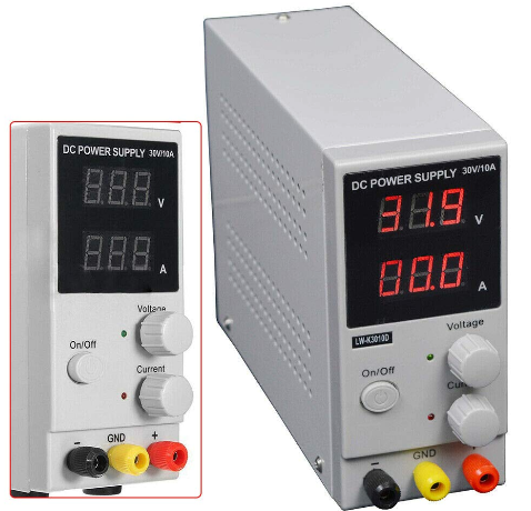 0-30V 0-10A DC Regelbar Netzgerät Versorgungsteil mit LED-Anzeige