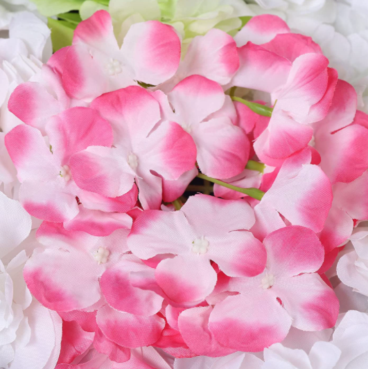 6 STÜCKE Blumenpaneele Künstliche Blumen Wandschirm Romantischer Blumenhintergrund