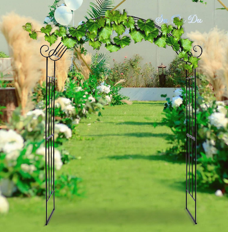 Garten Torbogen Metall Hochzeit Bogen Laube Torbogen Party Deko Rosenbogen Kulisse Pergola