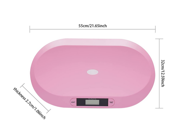 CNCEST Babywaage Digital Kinderwaage LCD-Display Tara-Funktion