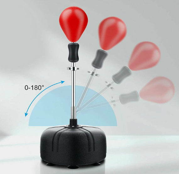 Vielseitigkeit: Trainieren Sie nicht nur Ihre Koordination und Reaktionsfähigkeit, der Punchingball eignet sich auch als Standbox-Dummy für Fitnessboxen, zum Boxtraining, zum Abbau von Stress oder als Ausgleich zum herkömmlichen Gym Training.