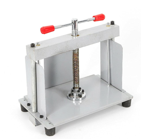 Flachdrücken Maschine Buchbinder Buchbinderpresse aus Stahl für A4 Notizen Rechnung