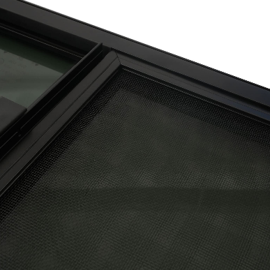 Rechteckig Caravan Schiebefenster Wohnmobil-Fenster Motorhome window getönte Glas und Montage Trim Ring Insektenschutz Seitenfenster