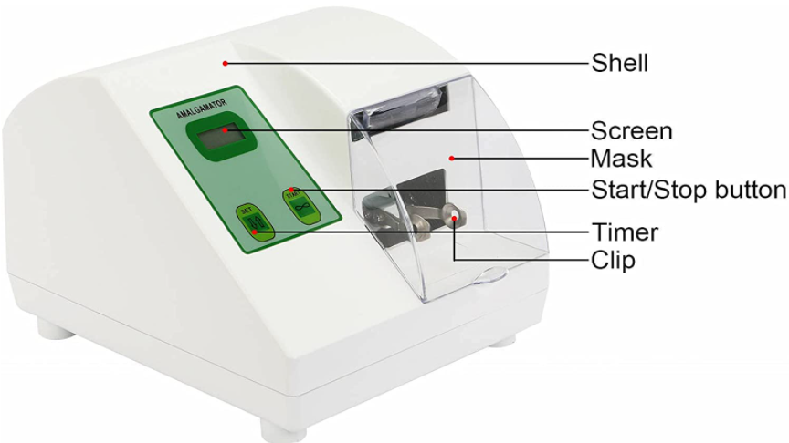 40W Digital Amalgam Kapselmixer für das zahnmedizinische digitale Hochgeschwindigkeits-HL-AH G6