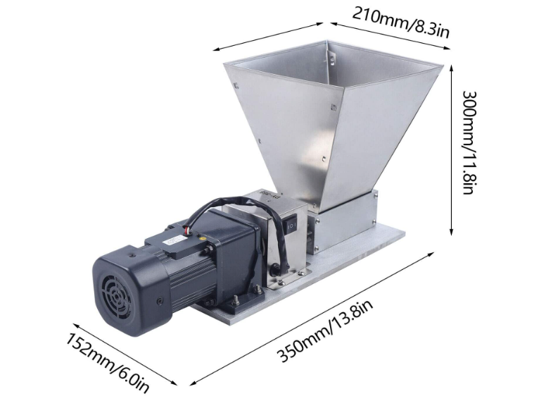 Elektrische Getreidemühle Schrotmühle 4KG Grain Malzmühle Crusher Schleifer