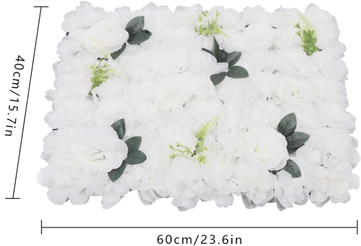 40*60cm 12x Künstliche Blumen Säule Wand Blumenwand DIY Schöne Hintergrunddekoration Kunstblumen