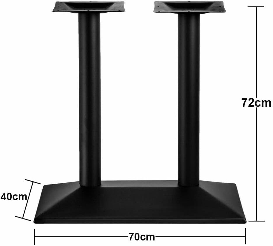 Tischgestell Metall Schwarz Stehtischgestell Höhe 72cm Tischfuß