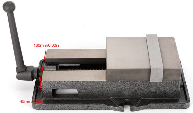 6Zoll Präzise Schraubstock Werkbank Tischschraubstock Maschinenschraubstock Vise 0,002"