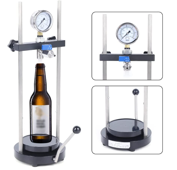 CO2 Tester für Getränke und Bier Kohlendioxid Detektor für 50-330 mm Flasche Bier