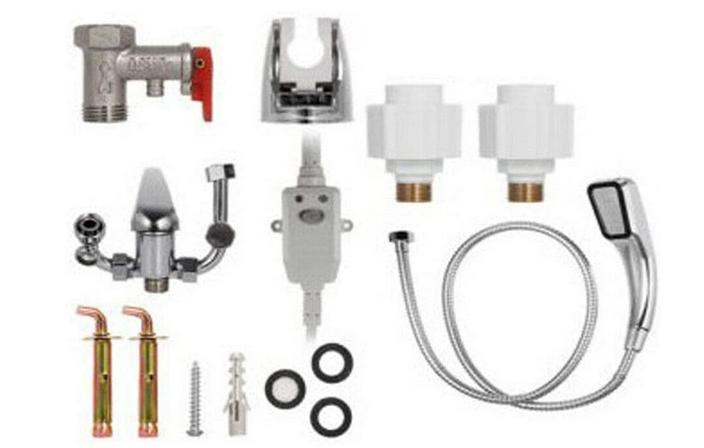 50L/80/100/120L 2KW 220V Elektroboiler Elektrospeicher Warmwasserbreiter mit Handbrause