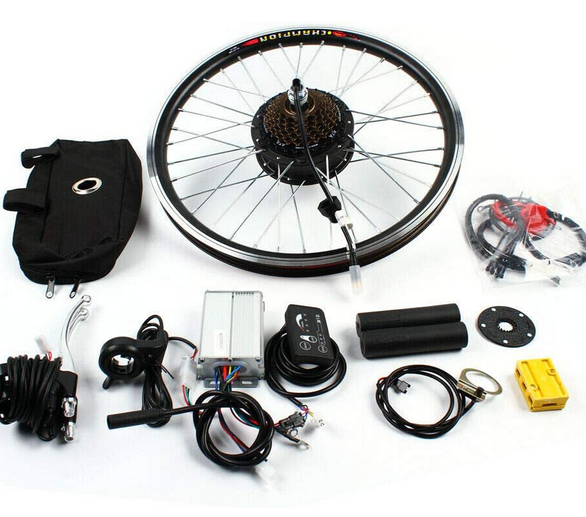 Ebike Umbausatz E-Bike Conversion Kit Hinterrad Elektro-Fahrrad Umbausatz 20 Zoll 36 V 250 W Geeignet für 20-Zoll-Fahrräder