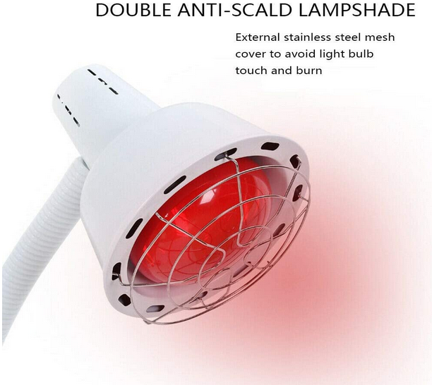 275W Infrarotlampe Wärmelampe Strahler Massagelampe Infrarot Therapielampe