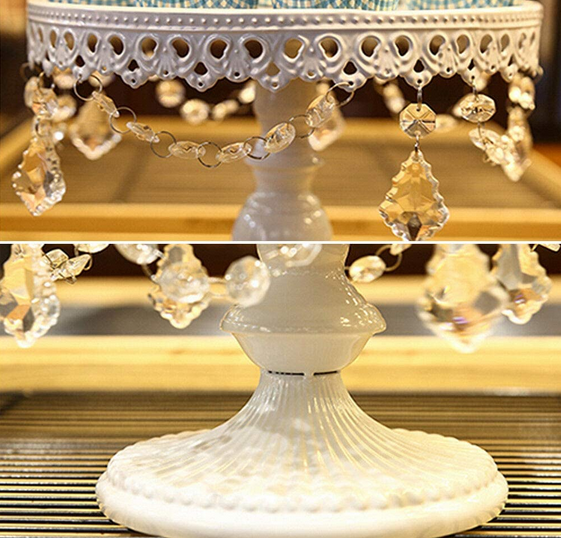 12 Stück Kuchenständer Crystal Cupcake Stand Display Desserthalter