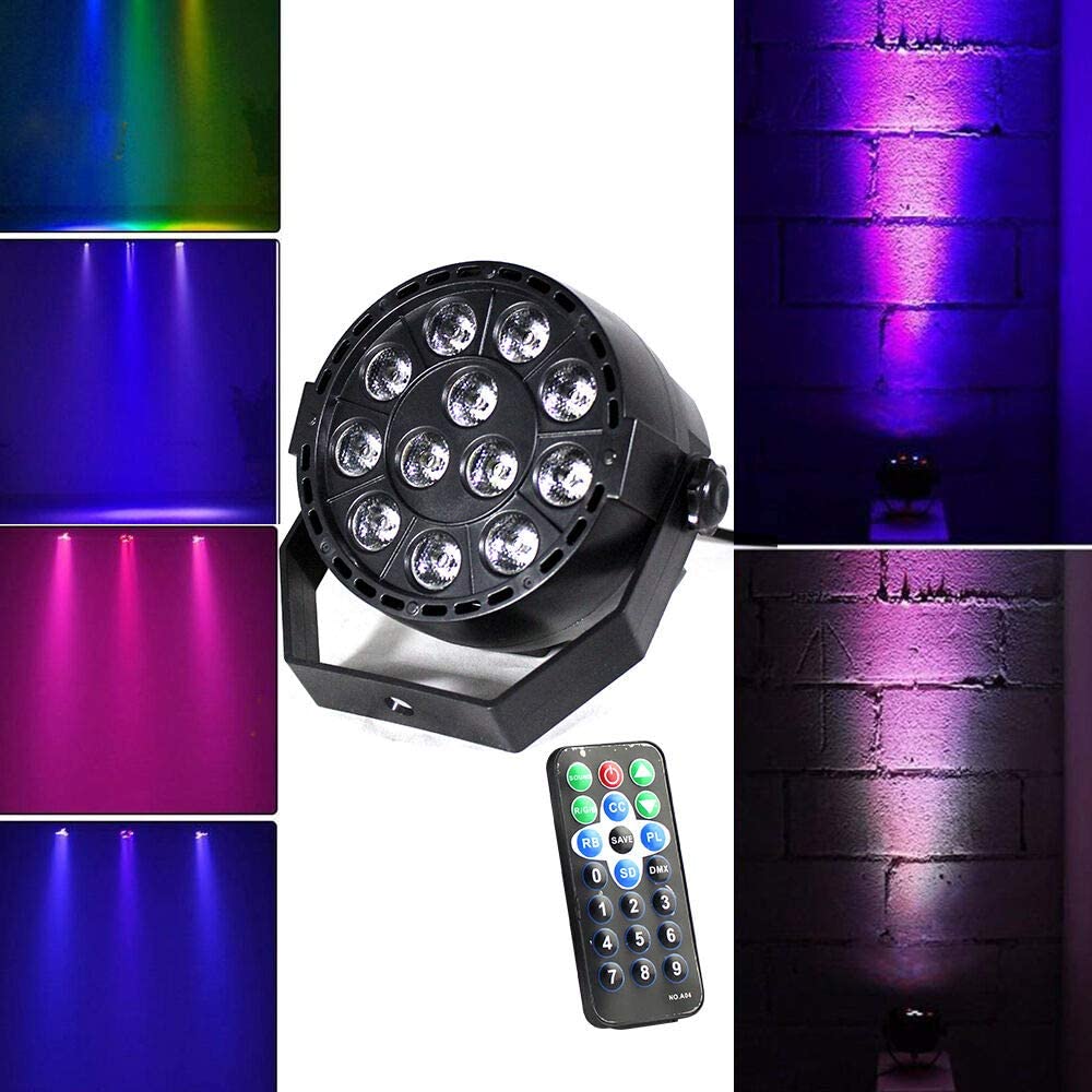 3 in 1 PAR Licht BüHnenbeleuchtung 12x3W RGB DMX512 7CH 12LED Multichip Scheinwerfer